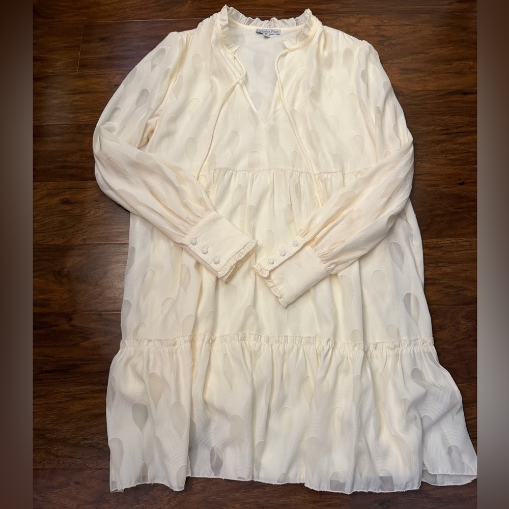 Ophelia Roe Long Sleeve Mini Dress Size M